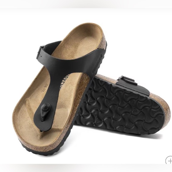 Birkenstock Gizeh Black Sandals, women’s Size 7-7.5, 38 - Picture 3 of 11